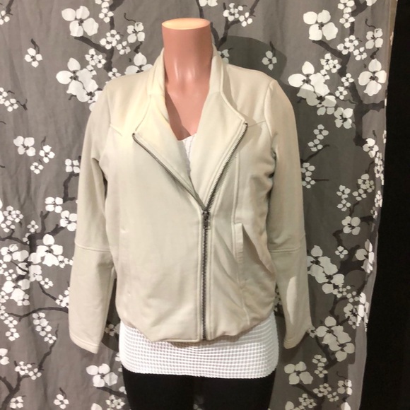 NWT ALLISON ANDREWS Fleece Motorcycly Jacket Coat - Picture 3 of 6